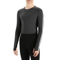 Icebreaker 200 ZoneKnit(TM) Long-Sleeve Crew Men's 2024 in Black size 2X-Large | Wool