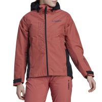 Women's Adidas Terrex GORE-TEX Paclite Rain Jacket 2022 in Red size Medium | Polyester