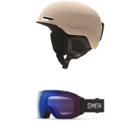 Smith Maze MIPS Round Contour Fit Helmet 2023 - Medium Package (M) + Bindings in White | Polyester