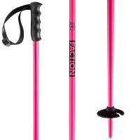 Faction Prodigy Ski Poles 2026 in Pink size 130 | Aluminum/Rubber
