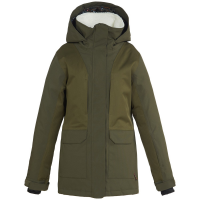 Women's DC Panoramic Parka Jacket 2023 in Green size X-Small