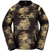 Volcom All I Got Pullover Crew Men's 2023 Brown size Medium | Elastane/Lycra/Polyester