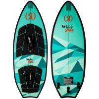 Ronix Standard Core Brightside with Straps Wakesurf Board 2024 in Blue size 4'9"