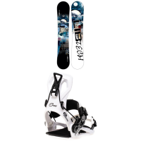 Lib Tech Skate Banana BTX Snowboard 2023 - 159 Package (159 cm) + S Bindings in White size 159/S | Nylon