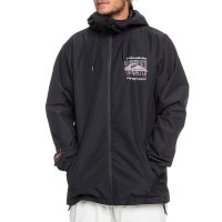 Quiksilver High In The Hood Jacket 2023 in Black size Large | Polyester