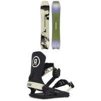 Ride MTNpig Snowboard 2023 - 160W Package (160W cm) + M Bindings in Black size 160W/M | Rubber/Bamboo