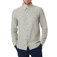 Tentree Mancos Long-Sleeve Shirt Gray size Medium