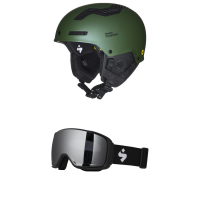 Sweet Protection Grimnir 2Vi MIPS Helmet 2024 - Large/X-Large Package (Large/X-Large) + Bindings in White