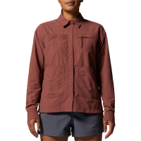 Women's Mountain Hardwear Stryder Long-Sleeve Shirt 2023 in Brown size Medium | Nylon