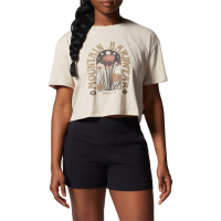Women's Mountain Hardwear Alpine Flowers(TM) T-Shirt 2023 in White size X-Large | Cotton
