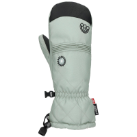 Women's 686 Jubilee Mittens 2026 in Green size Large | Leather