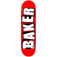 Baker Brand Logo White Skateboard Deck 2026 size 8.5