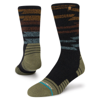 Stance Blanket Statement Socks Unisex 2023 in Black size Small | Nylon/Wool/Elastane