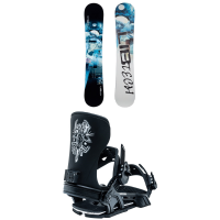 Lib Tech Skate Banana BTX Snowboard 2023 - 154 Package (154 cm) + S Bindings | Aluminum in White size 154/S | Aluminum/Polyester