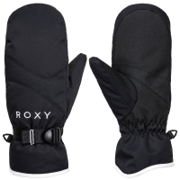 Women's Roxy Jetty Solid Mittens 2022 in Black size Small