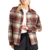 Women's Roark Amberley Shirt Jacket 2025 in Red size X-Small | Wool/Polyester