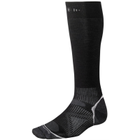 Smartwool PhD Ski Ultra Light Socks in Black size X-Large | Nylon/Wool
