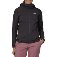 Women's Patagonia Nano-Air Light Hybrid Hoodie 2026 in Black size X-Small | Polyester