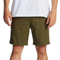 Billabong Surftrek Hemp Elasticized Shorts 2023 in Green size Medium | Elastane/Polyester