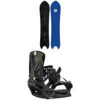 Burton Family Tree Pow Wrench Snowboard 2024 - 152 Package (152 cm) + S Bindings in Black size 152/S | Nylon