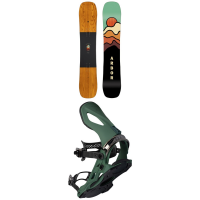 Arbor Westmark Camber Frank April Snowboard 2024 - 158W Package (158W cm) + S/M Bindings size 158W/S/M | Plastic