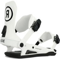 Ride C-9 Snowboard Bindings 2024 in White size Medium | Nylon