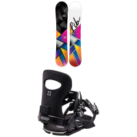 Women's Lib Tech Cortado C2 Snowboard 2024 - 151 Package (151 cm) + M Womens | Nylon/Aluminum in Orange size 151/M | Nylon/Aluminum/Polyester