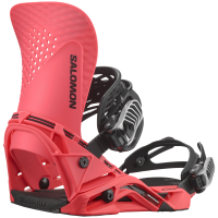 Salomon Hologram Snowboard Bindings 2025 in Pink size Small | Aluminum