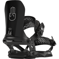 Bataleon Chaos Asymwrap Snowboard Bindings 2025 in Black size Small | Aluminum