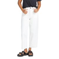 Women's Volcom Weellow Denim Pants 2024 in White size 30" | Cotton/Denim