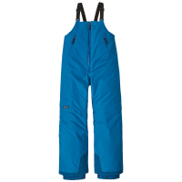 Kid's Patagonia Powder Town Bibs 2025 in Blue size 2X-Large | Polyester
