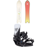 Burton Family Tree Short Stop Snowboard 2024 - 156 Package (156 cm) + L Mens in Gray size 156/L | Rubber