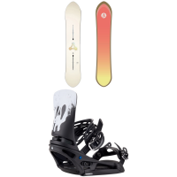 Burton Family Tree Power Wagon Snowboard 2024 - 166 Package (166 cm) + L Mens in Gray size 166/L | Rubber