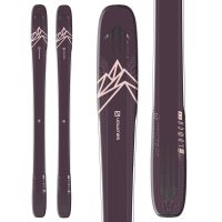 Women's Salomon QST Lumen 99 Skis + Warden MNC 11 Demo Ski Bindings 2021 in White size 153