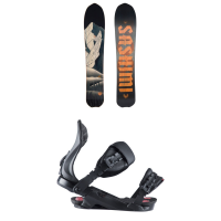 Rossignol XV Sashimi Snowboard 2024 - 156 Package (156 cm) + M/L Mens in Black size 156/M/L | Aluminum