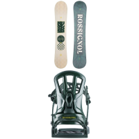 Women's Rossignol Soulside Snowboard 2024 - 145 Package (145 cm) + S/M Womens in Green size 145/S/M | Nylon/Aluminum