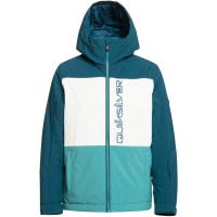 Kid's Quiksilver Side Hit Jacket Boys' 2024 in Green size X-Small | Polyester