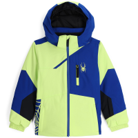 Kid's Spyder Challenger Jacket Toddler Boys' 024 Green in Lime | Polyester