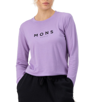Women's Mons Royale Yotei Classic Long-Sleeve Top 2025 in Purple size Medium | Wool
