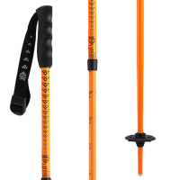 Kid's Black Crows Duos Junius Ski PolesKids' 2026 in Orange size 80-105 | Aluminum/Rubber