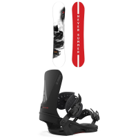 Never Summer Proto Ultra Snowboard 2024 - 154 Package (154 cm) + M Mens in Black size 154/M | Nylon/Bamboo/Plastic