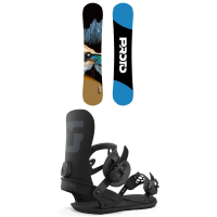 Never Summer Proto Synthesis X Snowboard 2024 - 160W Package (160W cm) + M Mens in Black size 160W/M | Plastic