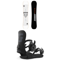 Never Summer Easy Rider Snowboard 2024 - 154 Package (154 cm) + M Mens in White size 154/M | Plastic