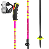 LEKI Spitfire Vario 3D Ski Poles 2026 in Pink size 110-140 | Aluminum