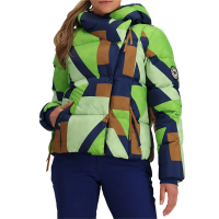 Women's Obermeyer Calypso Down Jacket 2024 in Green size 6 | Nylon