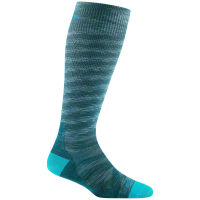 Women's Darn Tough RFL Ultra-Lightweight OTC Socks 2025 in Blue size Large | Nylon/Spandex/Wool