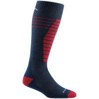 Kid's Darn Tough Edge Midweight OTC Socks 2025 in Black size Medium | Wool