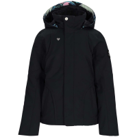 Kid's Obermeyer Rylee Jacket Girls' 2024 in Black size Medium | Nylon/Polyester