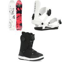 Ride Psychocandy Snowboard 2024 - 146 Package (146 cm) + M Womens in Black size 146/M