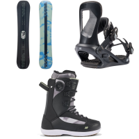 Women's K2 Lime Lite Snowboard 2024 - 138 Package (138 cm) + L Womens in Black size 138/L | Polyester